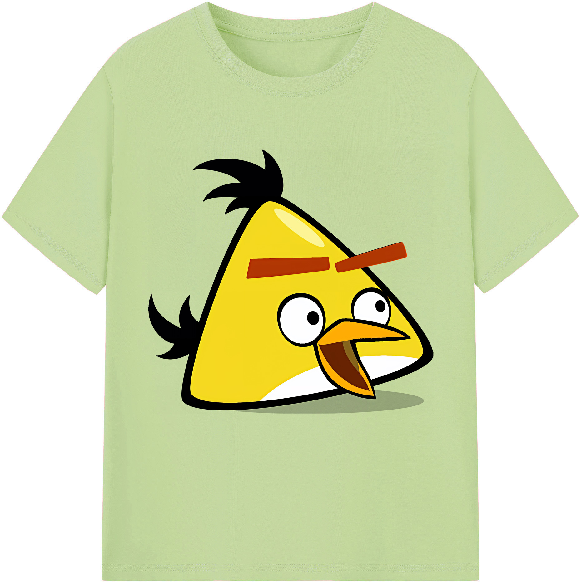 （画像用） Angry Birds アングリーバード 綿100％半袖Tシャツ（フロントプリント）